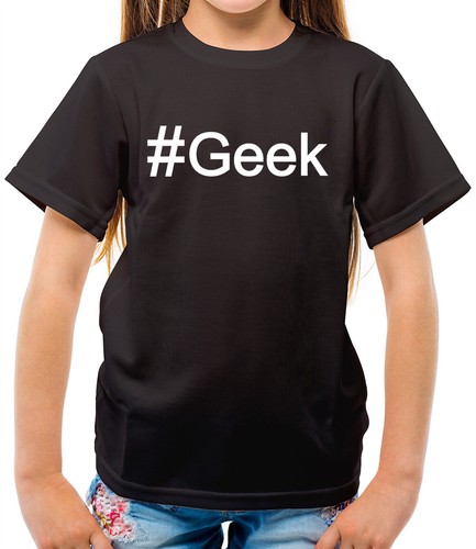 Geek maglietta - (hashtag),