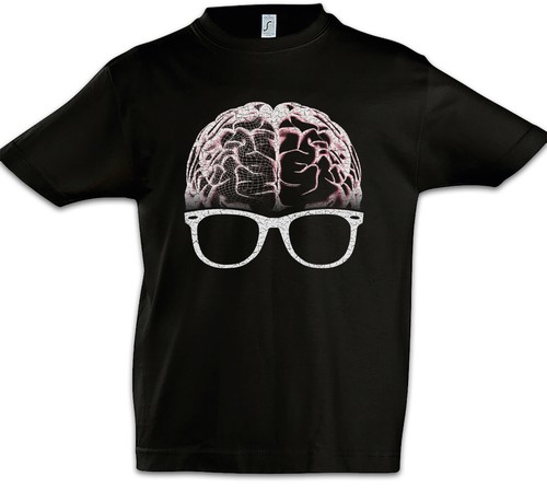 Shirt cervello nerd - nerd, bambini